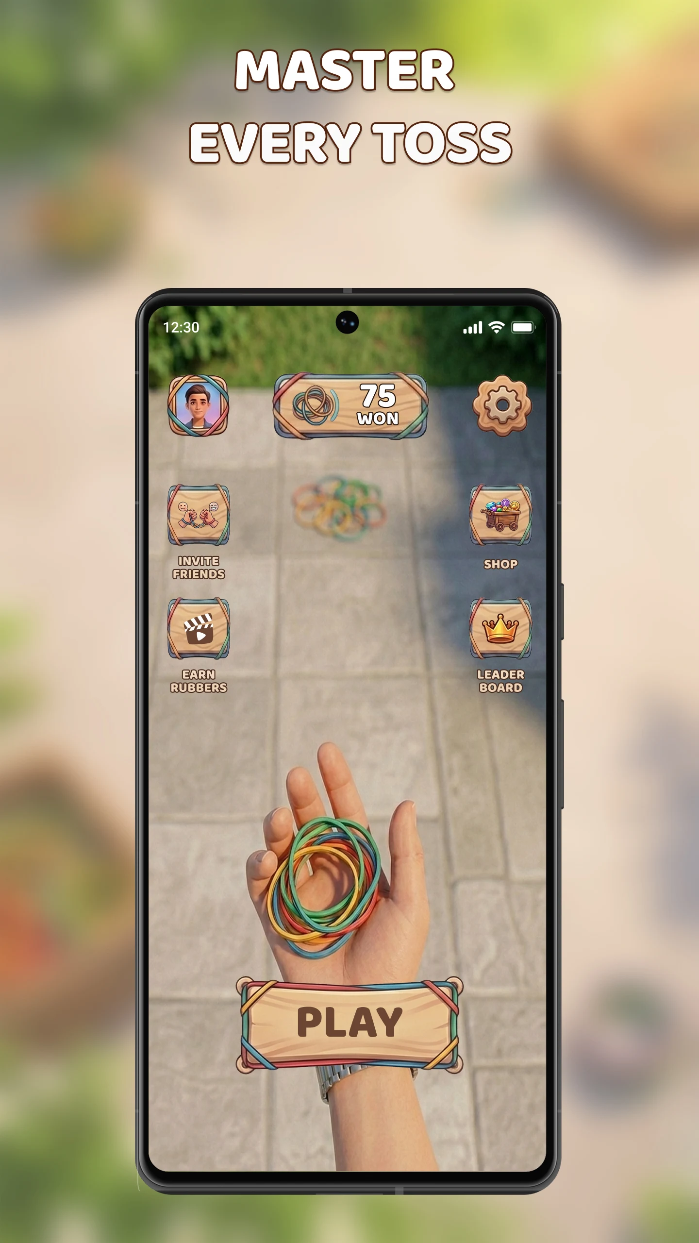 Rubber Band Throw screenshot